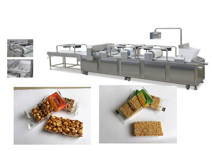 Müsli Çubuk Kesiminde Yüksek Hızlı Tahıl Bar Yapma Makinesi, Uzun Ömürlü Kullanım Süresi