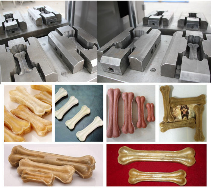 CE Belgeli Köpek Çiğneme Maması İçin İngilizce Versiyonu Pet Köpek Maması Makinaları