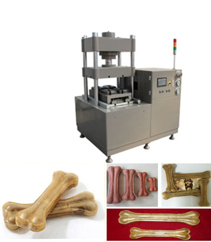 Farklı Şekil Köpek Kemik Üretme Makinesi 9KW Farklı Deri Çiğ Deri Evcil Hayvanlar Müzik Makinesi