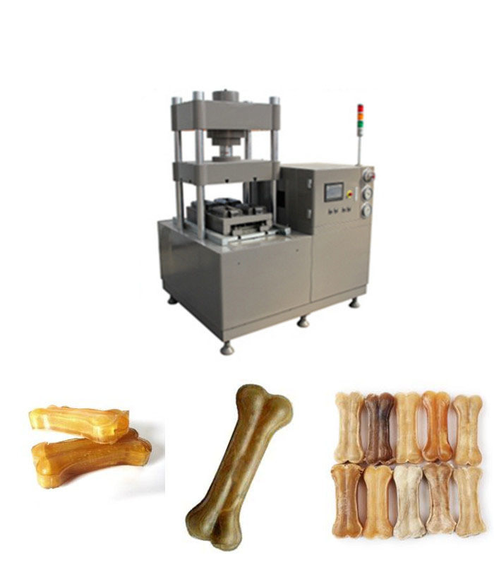 CE Sertifikalı 60T Mükemmel Köpek Preslenmiş Rawhide Kemikleri Makinesi