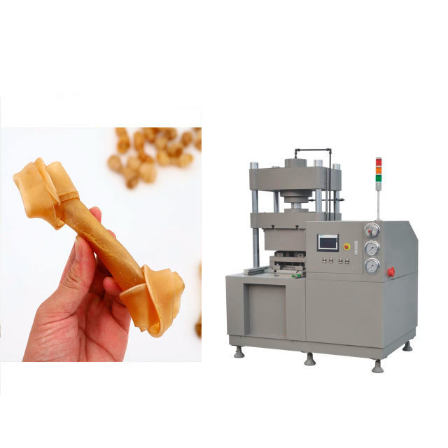 Köpek Besleme Makinesi Pressed Dog Chews Rawhide Bones Machinery