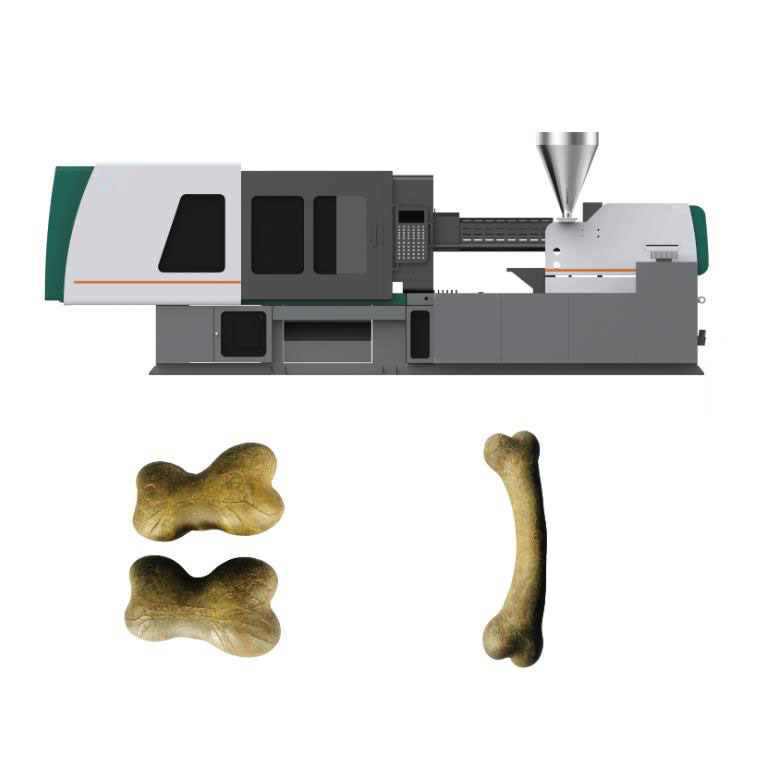 Kalıplı diş bakımı köpek atıştırmalıkları yapma makinesi, hayvan maması yapma makinesi