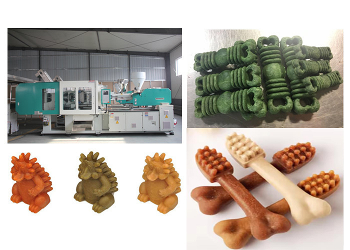 Özel Enjeksiyon Evde beslenen hayvan aperatifleri ekstruder makinesi, köpek maması ekstruder ekipmanları